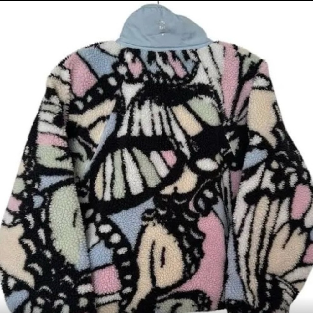Free People Pastel Pattern Teddy Jacket - Picture 2 of 2